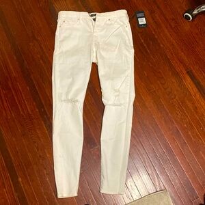 High rise super skinny jeans